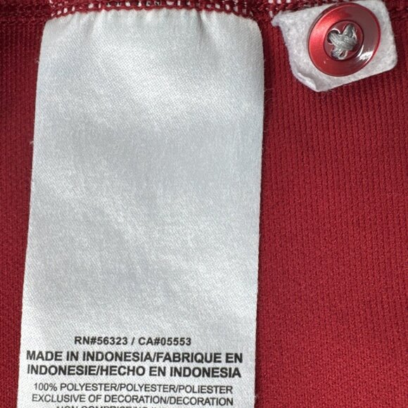 Nike Alabama Crimson Tide Polo Shirt Mens XL Dri Fit Performance Red Golf NCAA - Picture 7 of 10